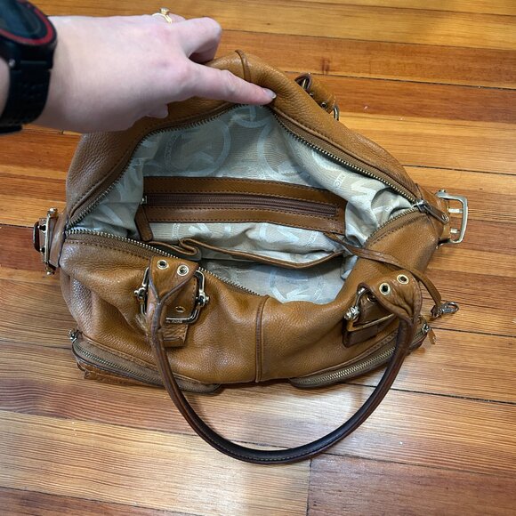 Michael by Michael Kors Brown Leather Shoulder Bag - Picture 3 of 10